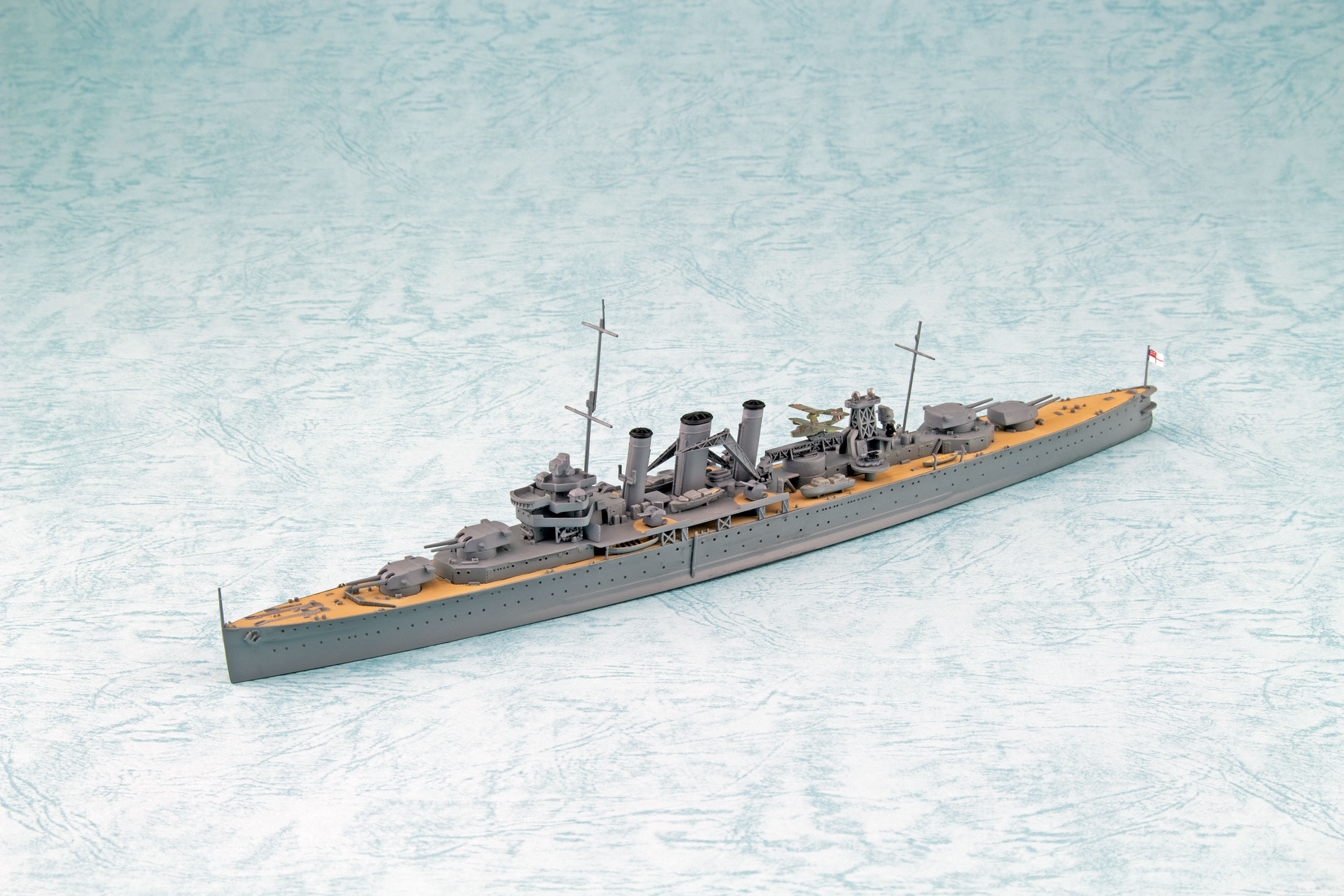 1/700　英国重巡洋艦ケント　ベンガジ攻撃作戦