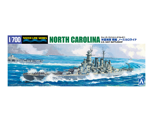 1/700　米国海軍 戦艦 ノースカロライナ