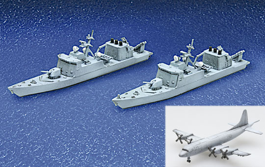 1/700　海上自衛隊 ミサイル艇 はやぶさ うみたか 2隻セット - ウインドウを閉じる