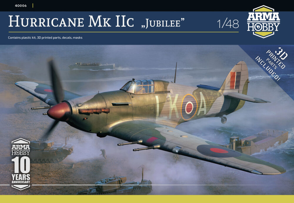 1/48 ホーカー ハリケーン Mk.Ⅱc "ジュビリー" - ウインドウを閉じる