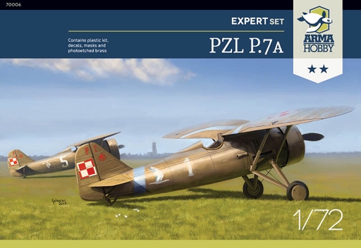 1/72 PZL P.7a 「エキスパートセット」 - ウインドウを閉じる