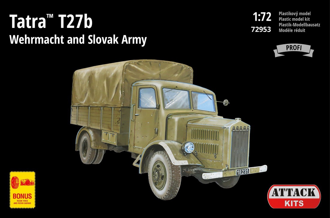 1/72 タトラ T27b "ドイツ陸軍・スロバキア陸軍" - ウインドウを閉じる