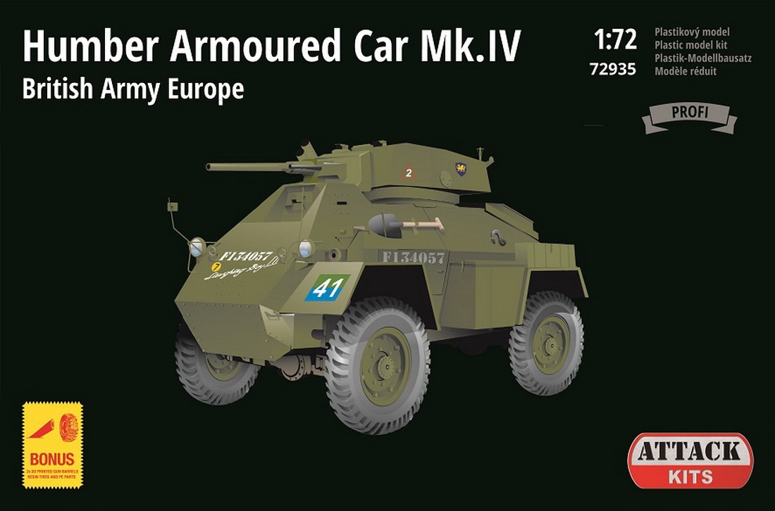 1/72 ハンバー装甲車 Mk.Ⅳ 「ヨーロッパ戦線イギリス軍」 - ウインドウを閉じる