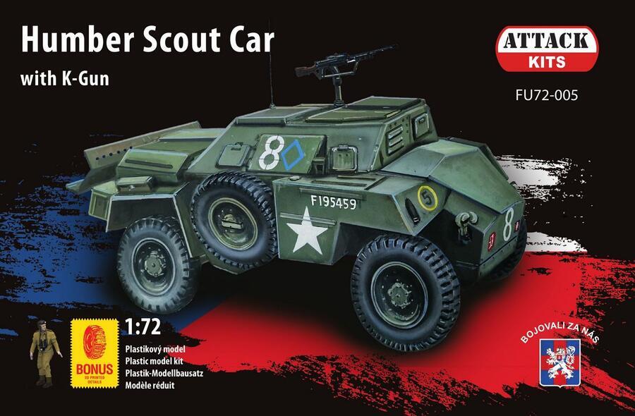 【予約する】　1/72 ハンバー装甲車w/ビッカースK 機関銃 & 車長 「チェコスロバキア・ポーランド」