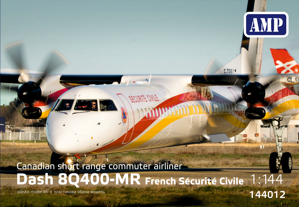 【予約する】　1/144 ダッシュ 8 Q400MR 仏・民間安全保障
