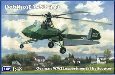 1/48 ドブルホフ WNF 342 ドイツ WW.Ⅱ 試作ヘリコプター - ウインドウを閉じる