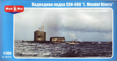 1/350　米・SSN-686メンデル・リバース原潜 (MicroMirブランドMM350015) - ウインドウを閉じる