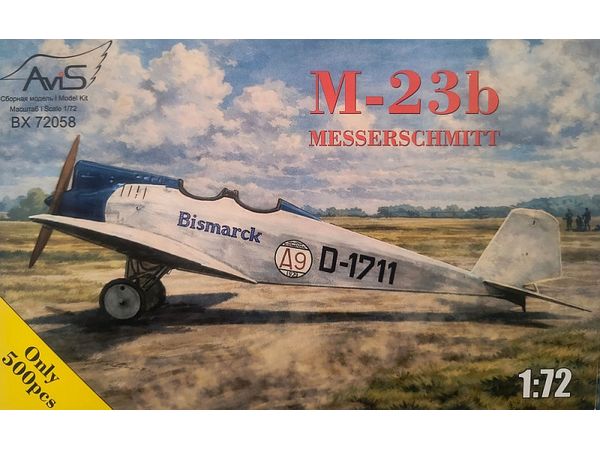 1/72 メッサーシュミット M.23b 複座スポーツ機 (シーラスエンジン搭載型)