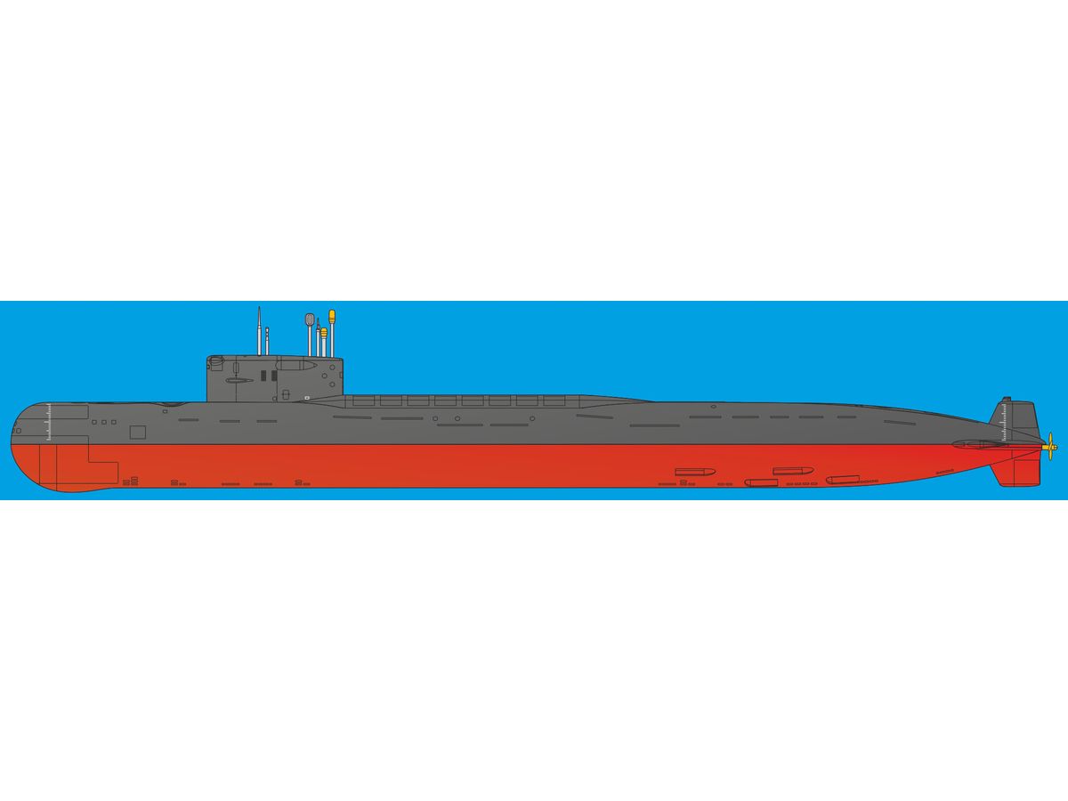 1/350 プロジェクト667A ヤンキー型原子力弾道ミサイル潜水艦