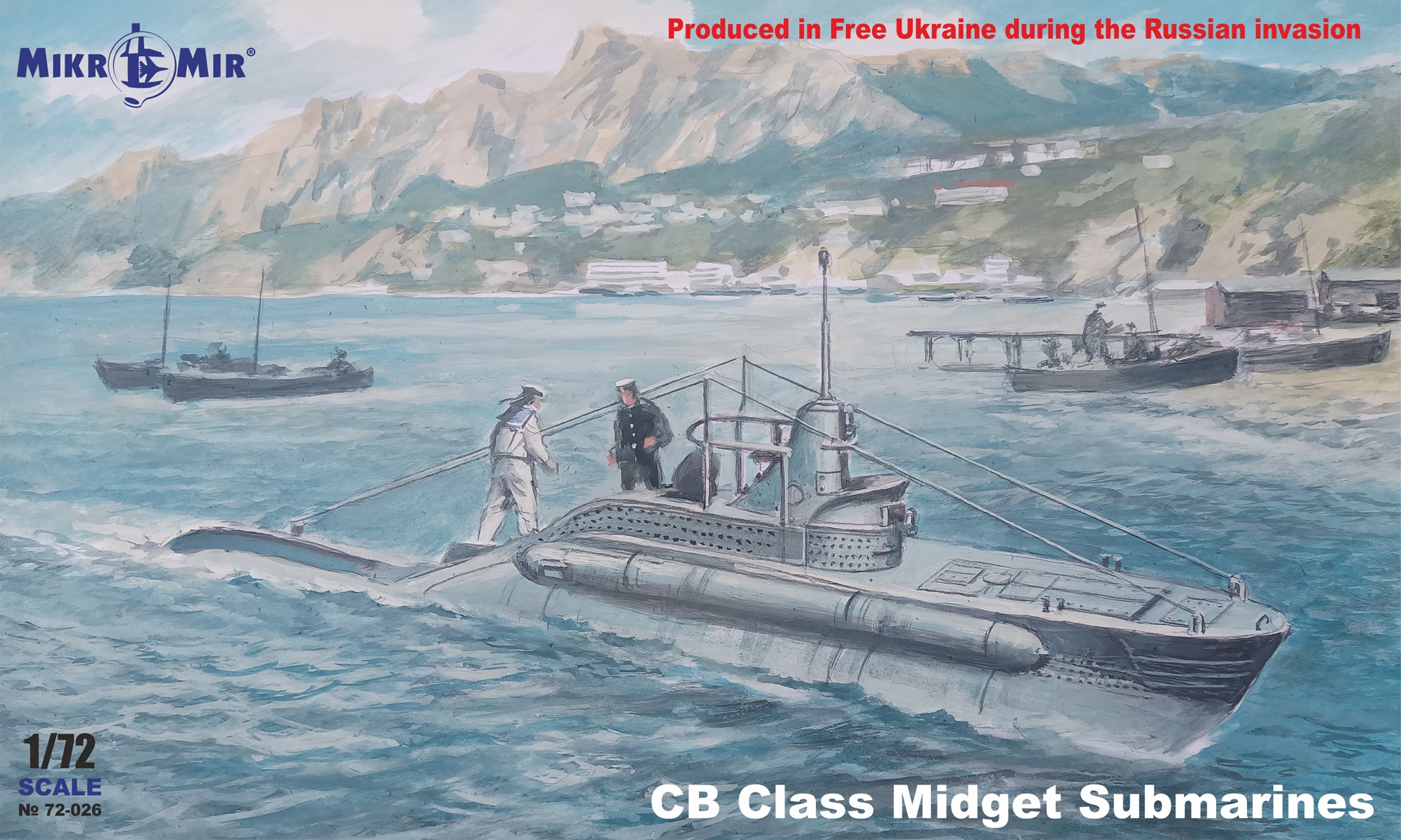 1/72 WW.Ⅱ 伊海軍 CB級潜水艦