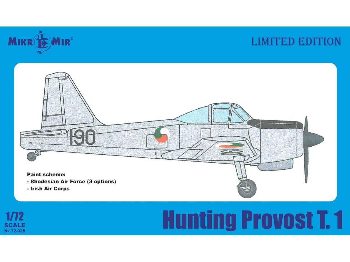 1/72 ハンティング・プロヴォスト T.1 練習機 "ローデシア/アイルランド"