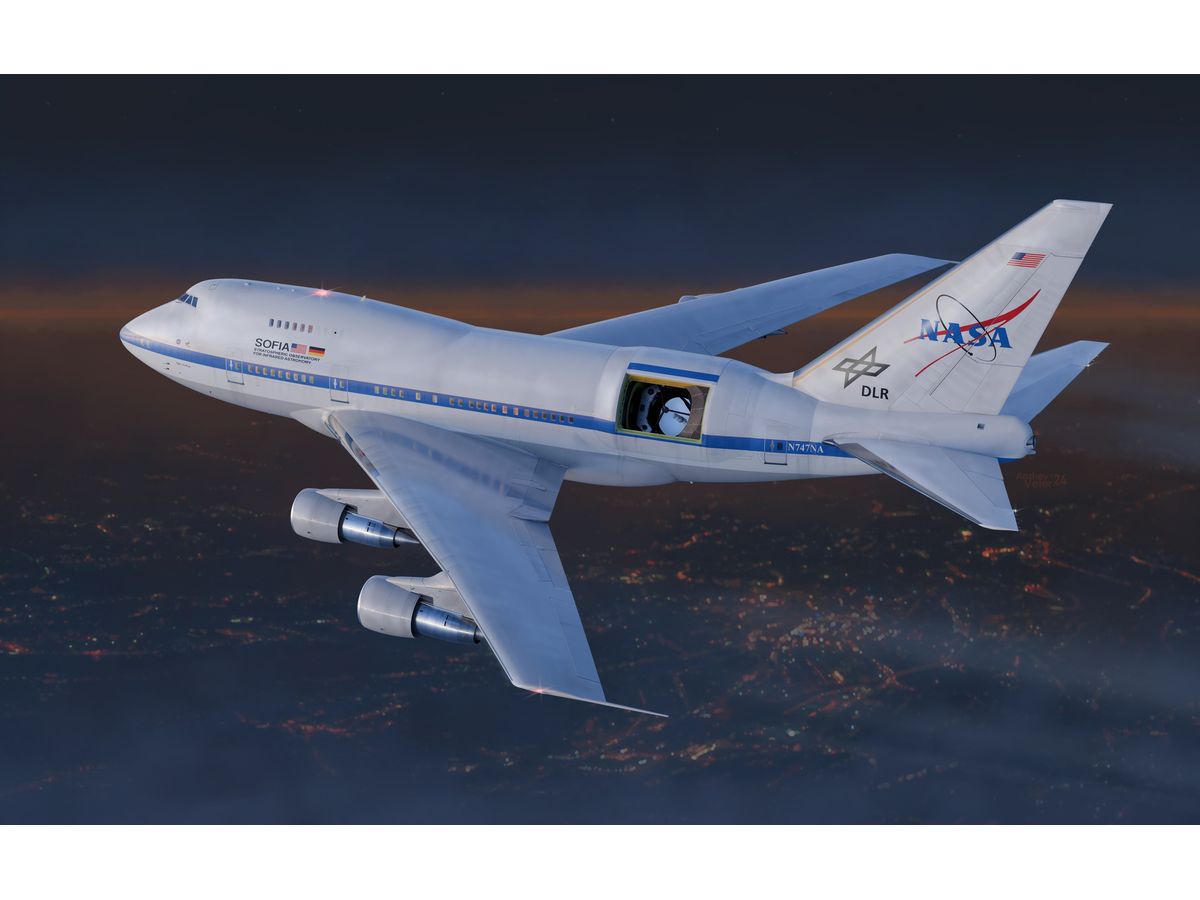 1/144 B-747SP 成層圏赤外線天文台 (SOFIA)