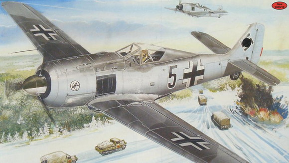 1/72　フォッケウルフ Fw-190A1/2 ヤーボ 戦闘爆撃機