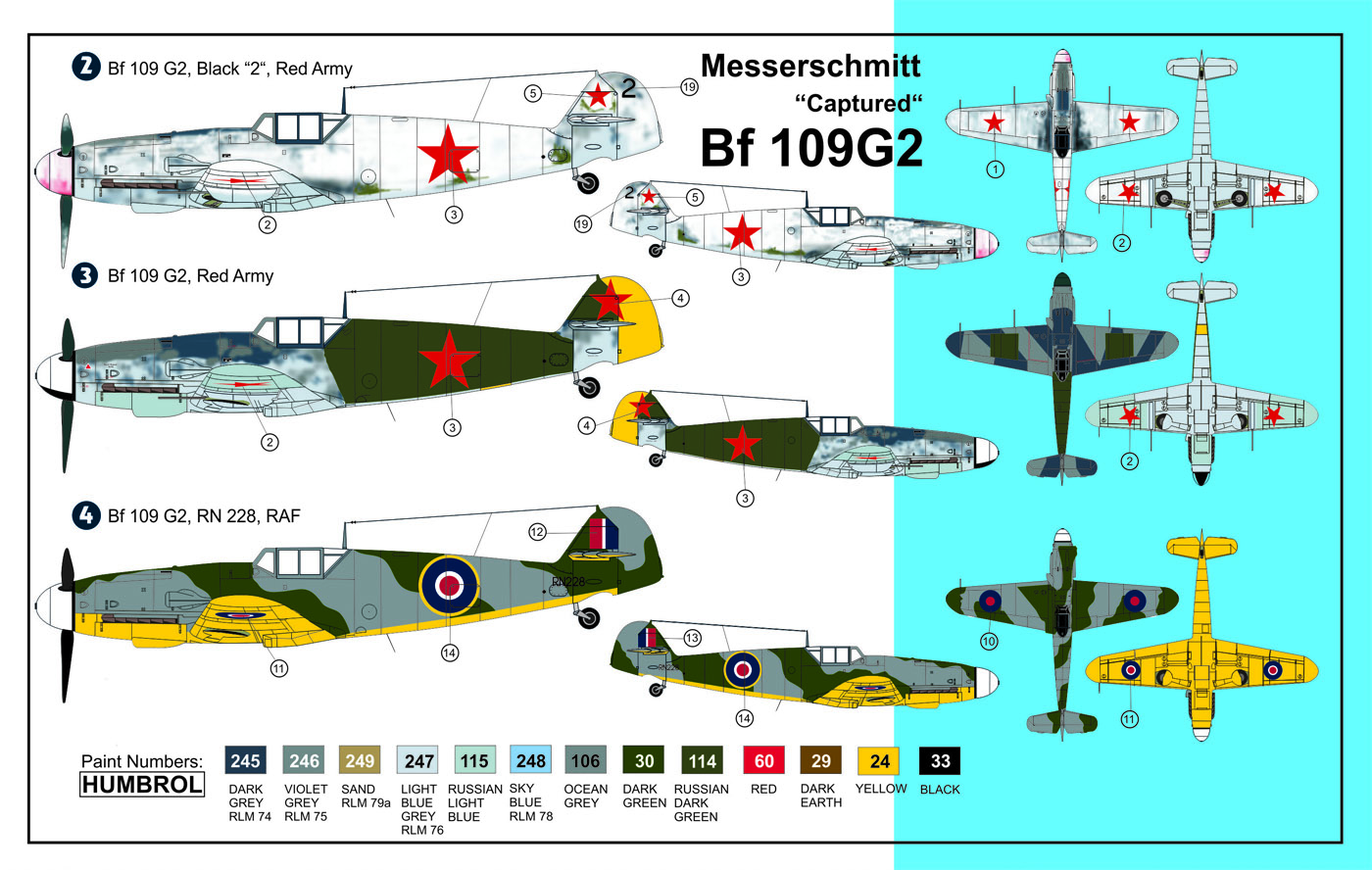 1/72　メッサーシュミット Bf 109Ga-2 "Captured" （限定） - ウインドウを閉じる