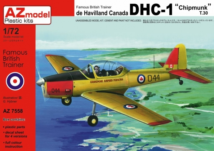 1/72 デ・ハビランド・カナダDHC-1チップマンク T.30 - ウインドウを閉じる