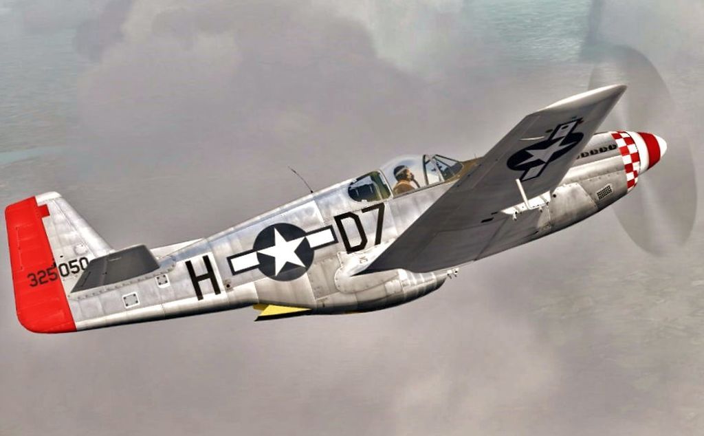 1/72 P-51B マスタング "ドーサルフィン USAAF" - ウインドウを閉じる