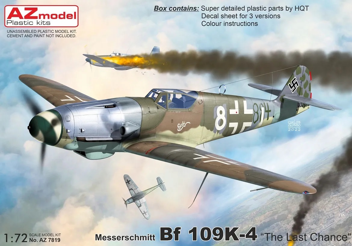 1/72 メッサーシュミット Bf109K-4 「ラストチャンス」 - ウインドウを閉じる
