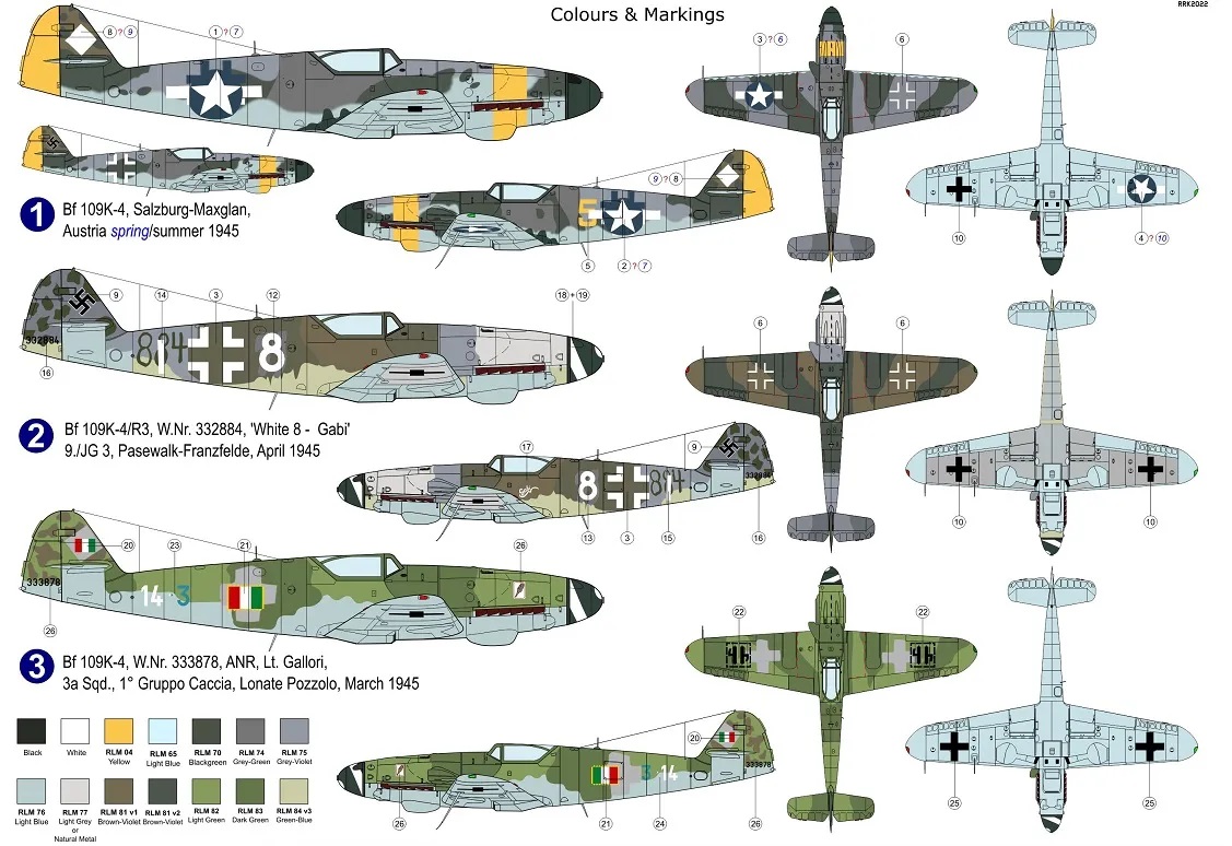 1/72 メッサーシュミット Bf109K-4 「ラストチャンス」 - ウインドウを閉じる
