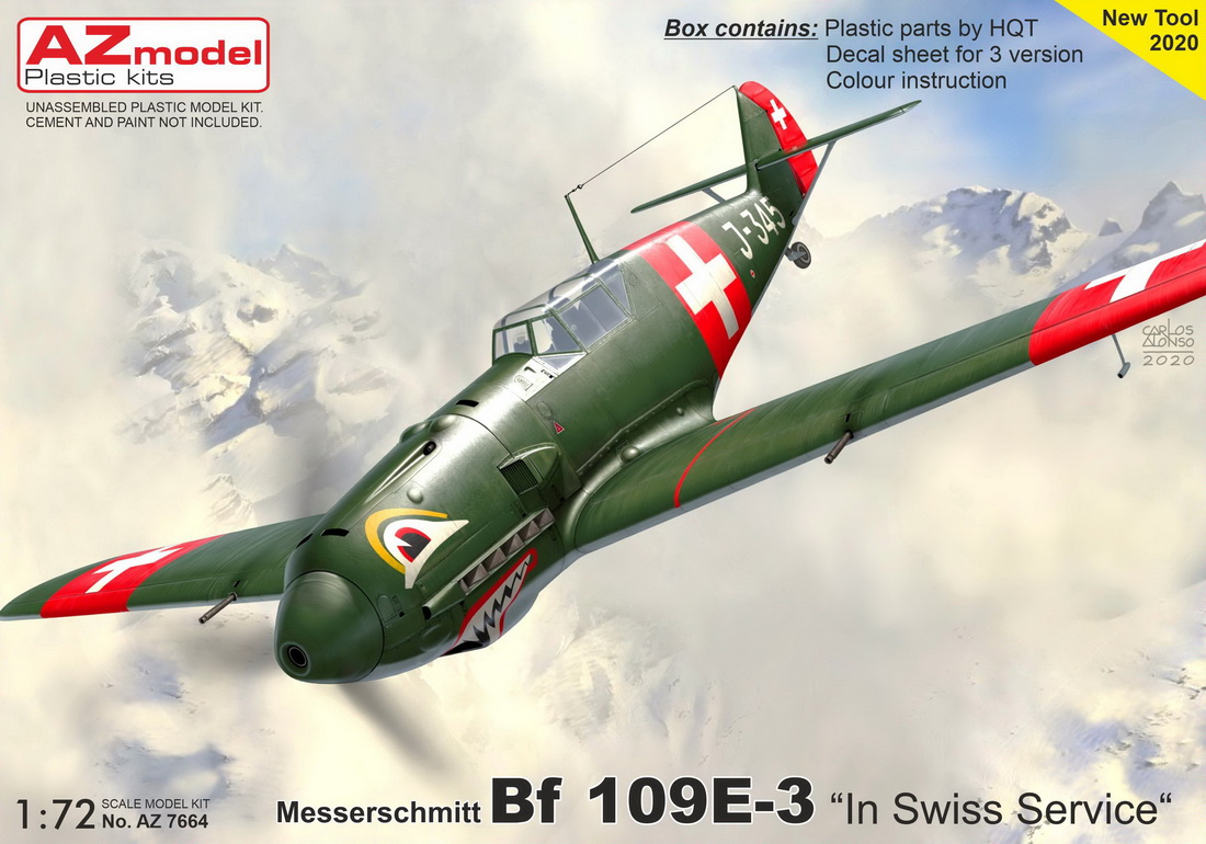 1/72 Bf109E-3 ｢スイス｣ - ウインドウを閉じる