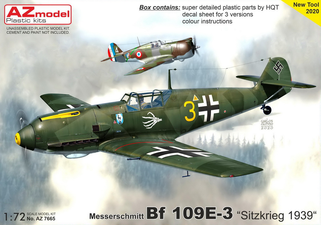 1/72 Bf109E-3 ｢まやかし戦争 1939年｣ - ウインドウを閉じる