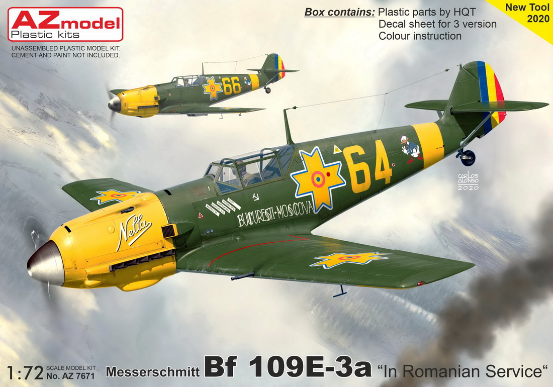 1/72 Bf109E-3a ｢ルーマニア｣ - ウインドウを閉じる