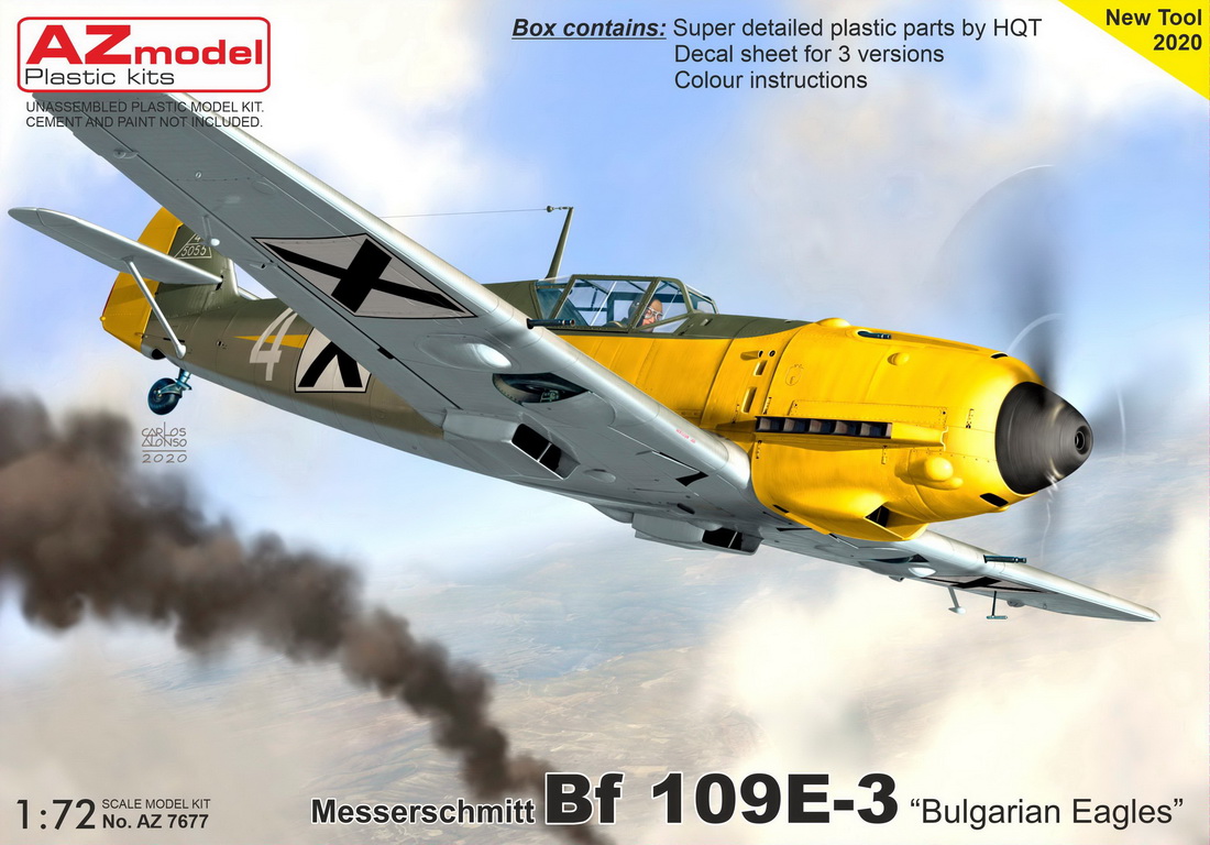 1/72 Bf109E-3 ｢ブルガリアの鷲｣ - ウインドウを閉じる