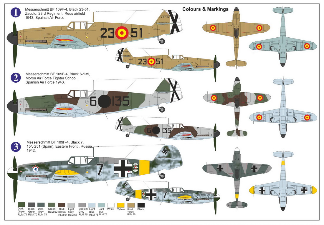 1/72 Bf109F-4 ｢スペイン｣ - ウインドウを閉じる