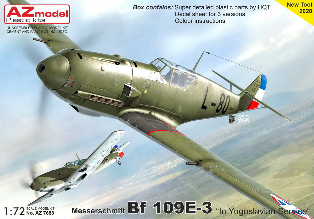 1/72 Bf109E-3 ｢ユーゴスラビア｣ - ウインドウを閉じる