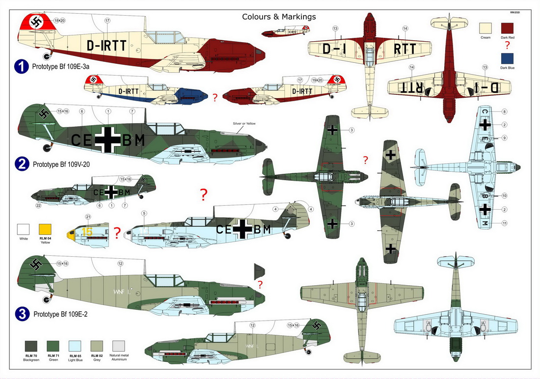 1/72 Bf109E-2/3/V-20 - ウインドウを閉じる