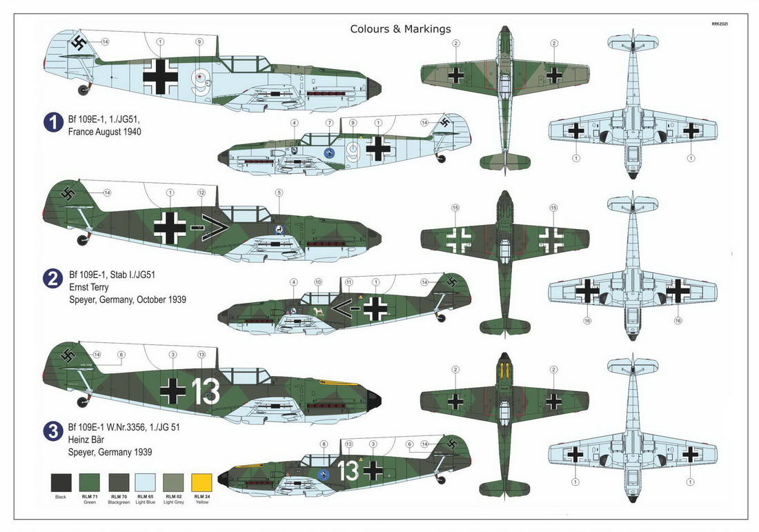 1/72 Bf109E-1 ｢JG.51｣ - ウインドウを閉じる