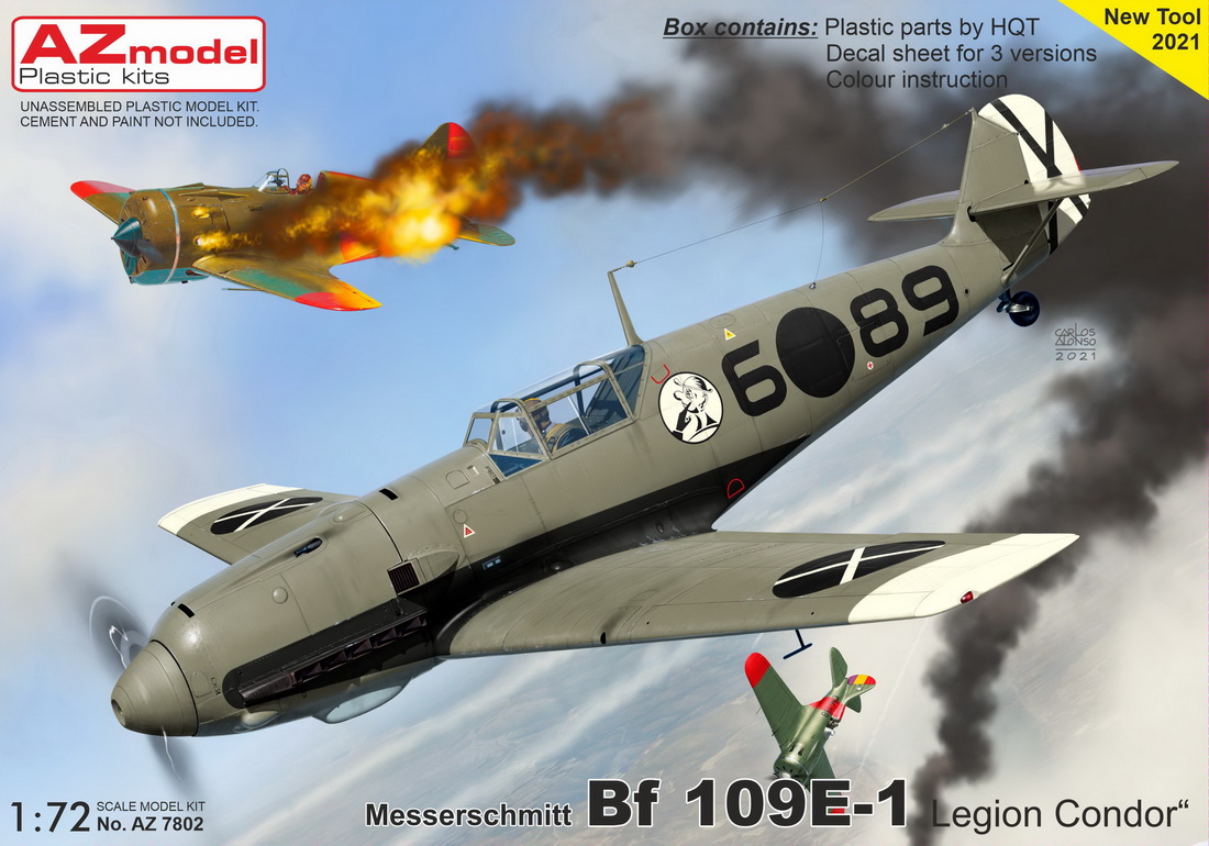 1/72 Bf109E-1 ｢コンドル軍団｣ - ウインドウを閉じる