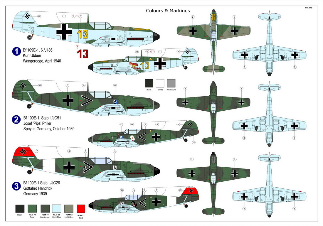 1/72 Bf109E-1 ｢エースパイロット1｣ - ウインドウを閉じる