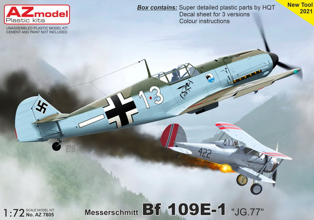 1/72 Bf109E-1 「JG.77」 - ウインドウを閉じる