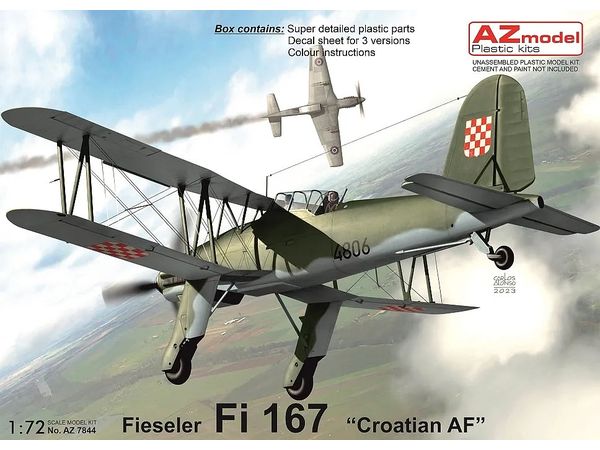 1/72 フィゼラー Fi167 "クロアチア空軍" - ウインドウを閉じる