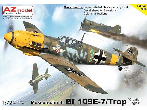 1/72 Bf109E-7/Trop "クロアチアンイーグルズ” - ウインドウを閉じる