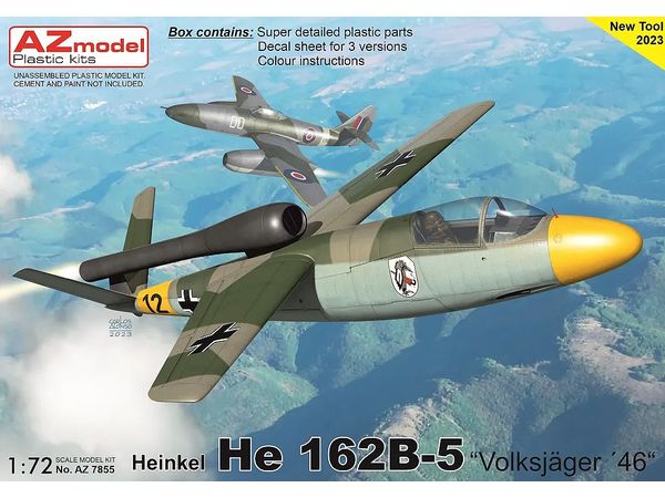 1/72 He162B-5 "フォルクスイェーガー 1946年"
