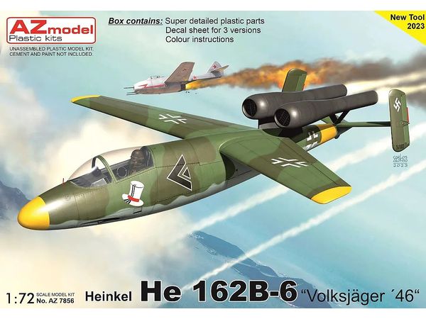 1/72 He162B-6 "フォルクスイェーガー 1946年"
