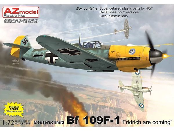 1/72 Bf109F-1 "フリードリヒ襲来" - ウインドウを閉じる