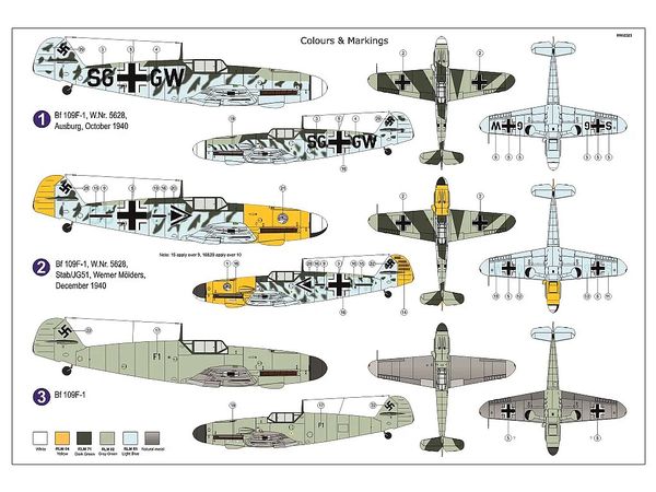 1/72 Bf109F-1 "フリードリヒ襲来"