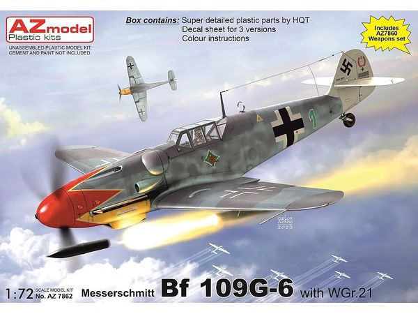 1/72 Bf109G-6 w/ WGr.21ロケット弾 - ウインドウを閉じる
