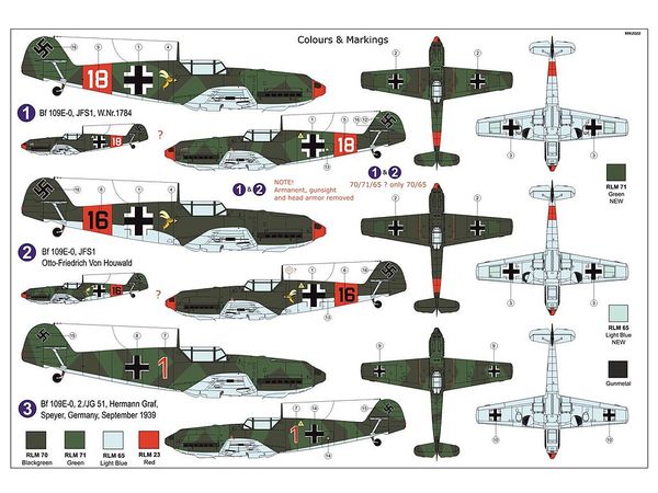 1/72 メッサーシュミット Bf109E-0 "ファーストエミール"