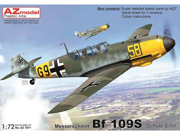 1/72 メッサーシュミット Bf109S "航空学校エミール"