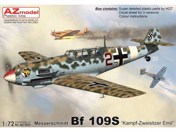 1/72 メッサーシュミット Bf109S "複座戦闘機エミール"