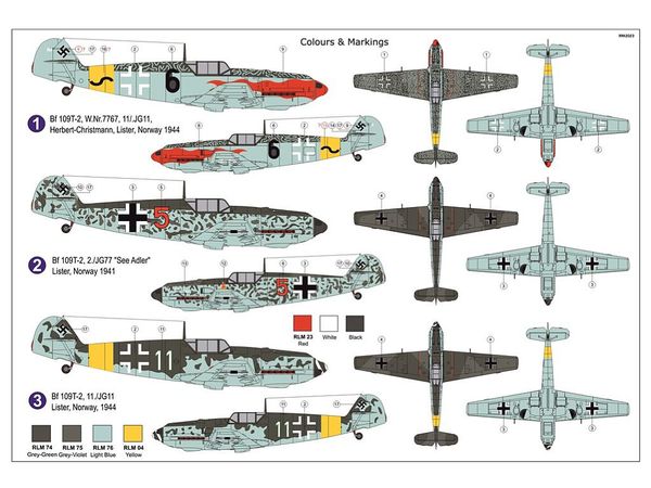 1/72 メッサーシュミット Bf109T-2 "リステル基地駐在のトニー"