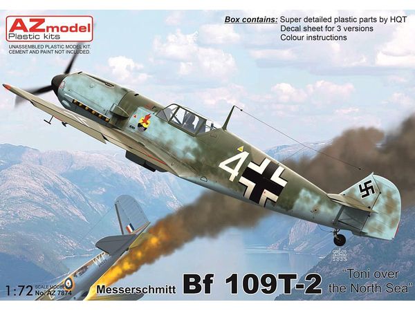 1/72 メッサーシュミット Bf109T-2 "北海上空のトニー"