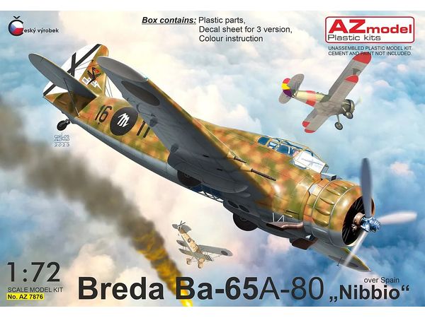 1/72 ブレダ Ba-65A-80 "スペイン上空"