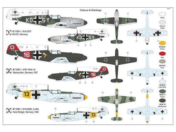 1/72 Bf109D "ドラ"