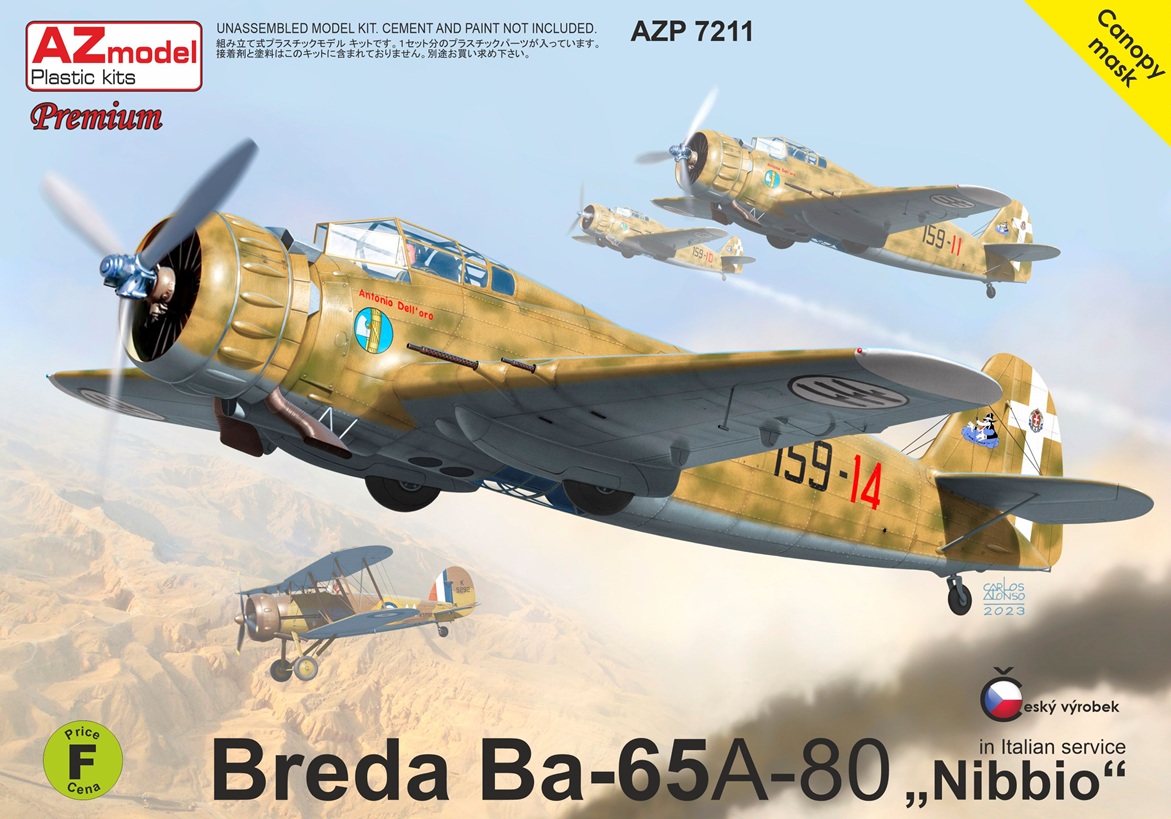 1/72　ブレダ Breda Ba-65A-80 "Nibbio" イタリア空軍