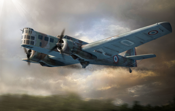 【予約する】　1/72 ブロック MB.210 爆撃機 "アットウォー"