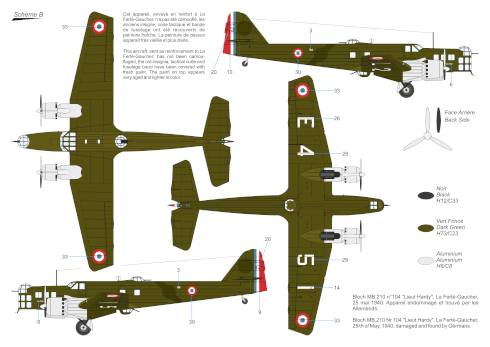 【予約する】　1/72 ブロック MB.210 爆撃機 "アットウォー"